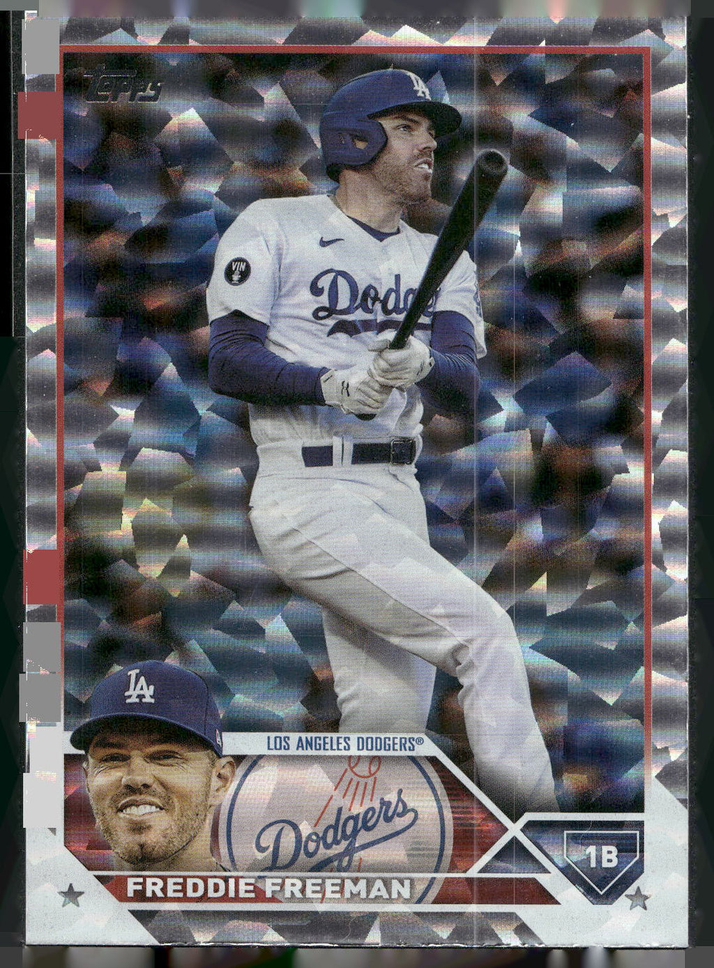 2023 Topps #200 Freddie Freeman Silver Pattern Foilboard