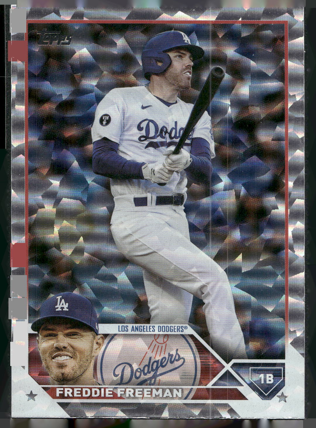 2023 Topps #200 Freddie Freeman Silver Pattern Foilboard