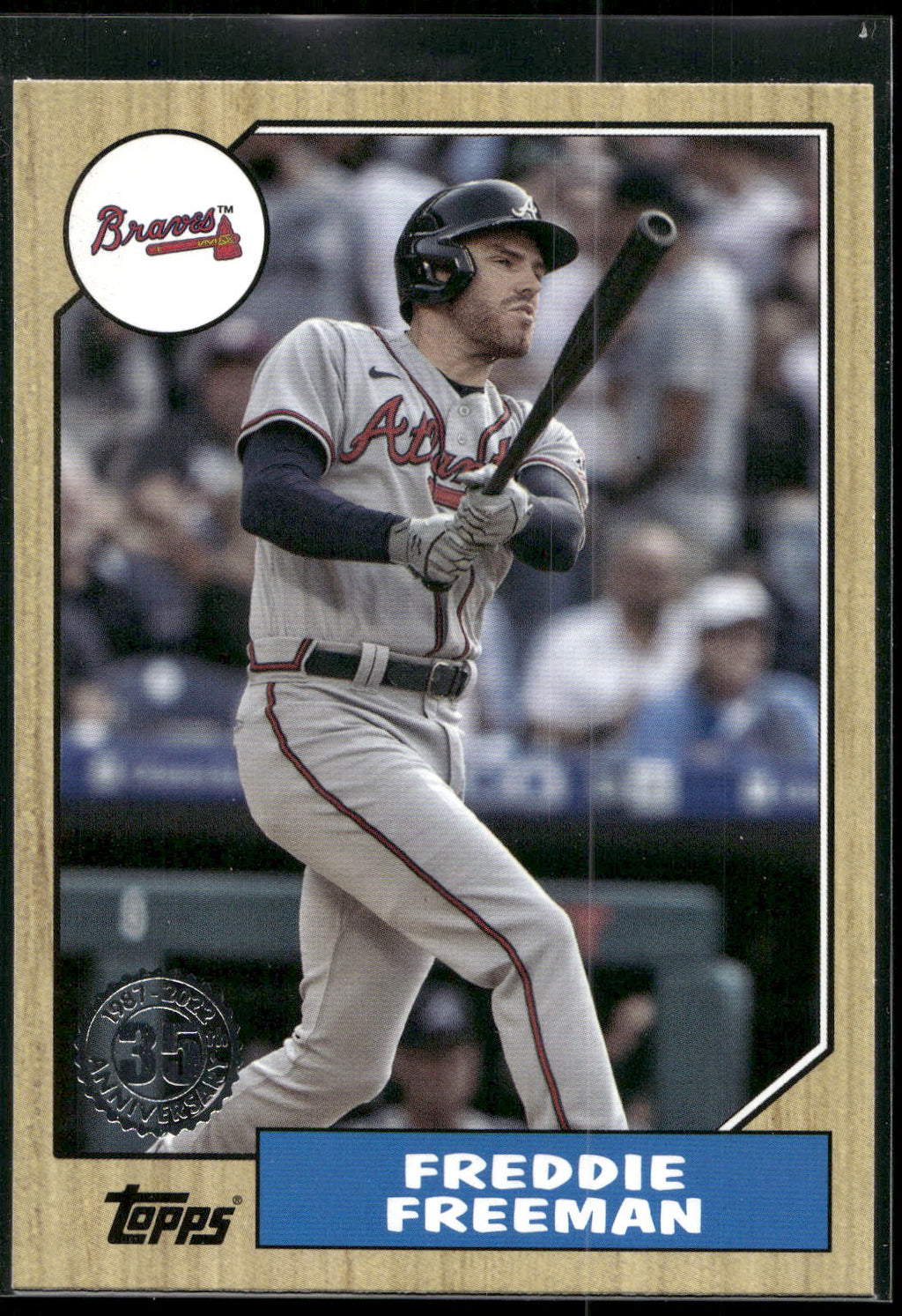 2022 Topps #T87-53 Freddie Freeman 1987 Topps Baseball 35th
