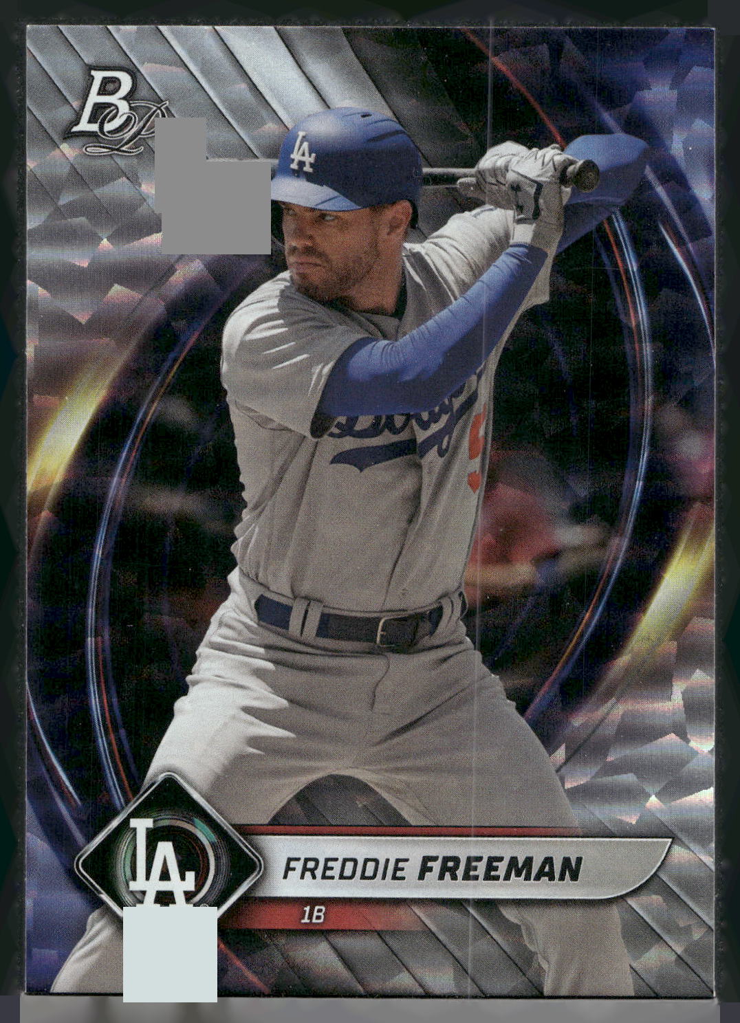 2022 Bowman Platinum #53 Freddie Freeman Ice Foilboard