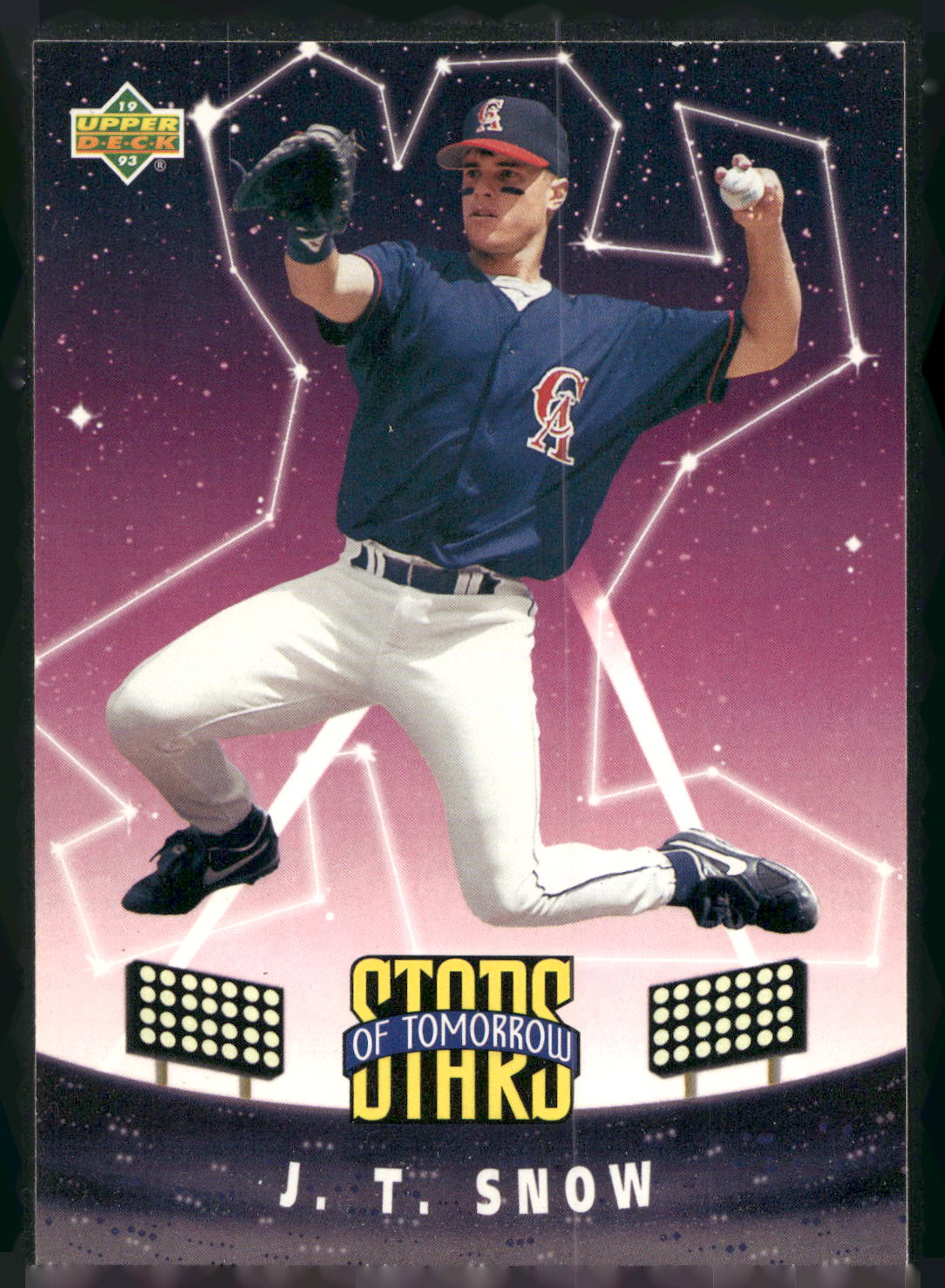 1993 Upper Deck Fun Pack #8 J.T. Snow