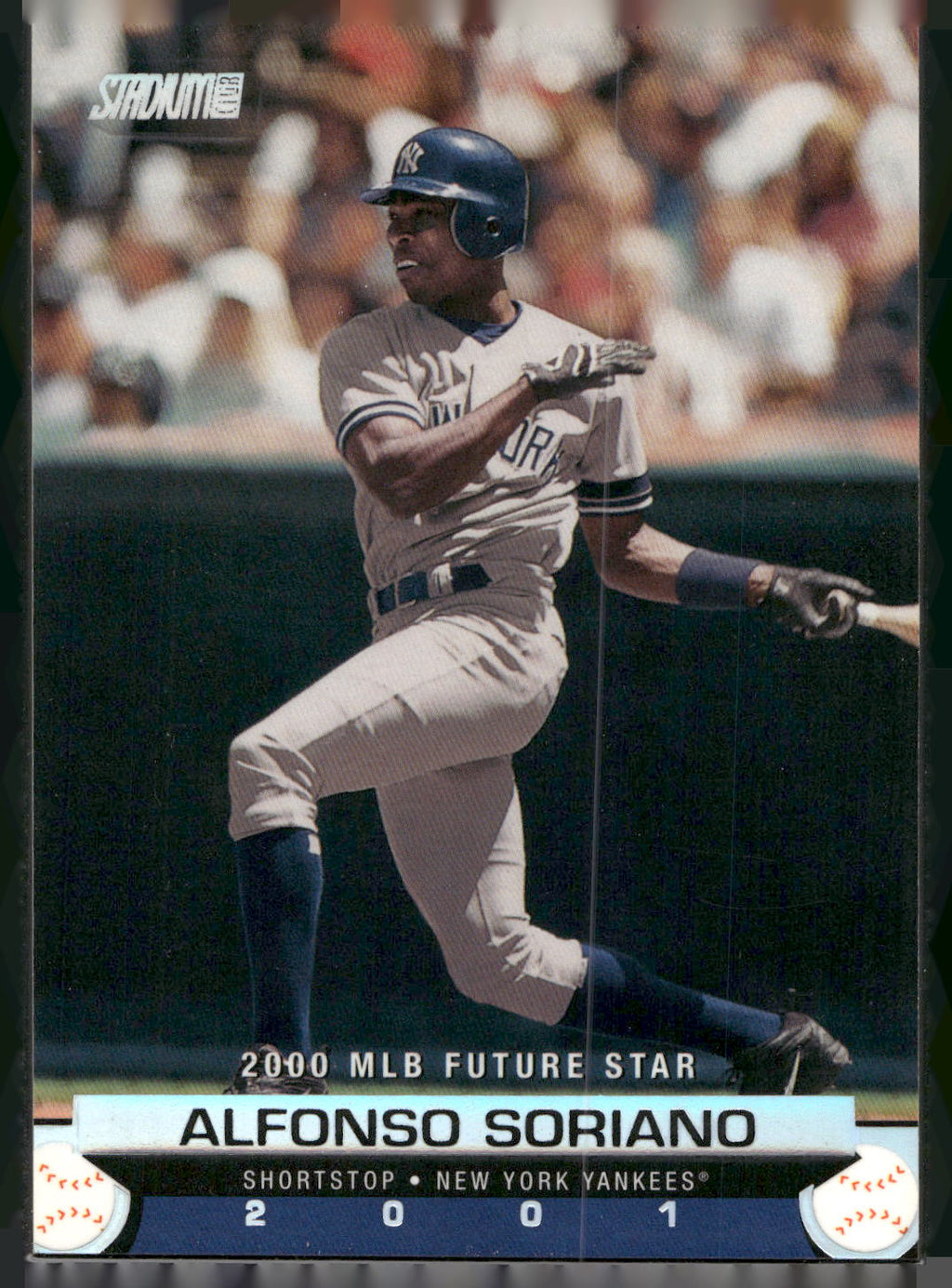 2001 Stadium Club #182 Alfonso Soriano