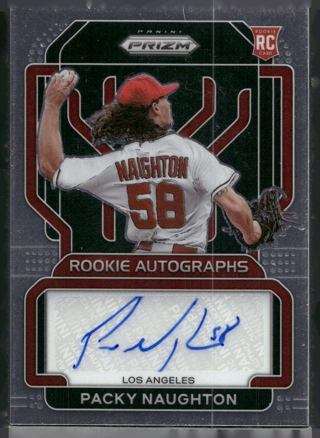2022 Panini Prizm #RA-PN Packy Naughton Rookie Autographs