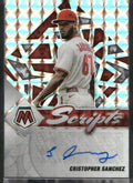2022 Panini Mosaic #SC-CS Cristopher Sanchez Scripts