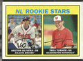 2016 Topps Heritage #180 NL Rookie Stars (Hector Olivera / Trea Turner)