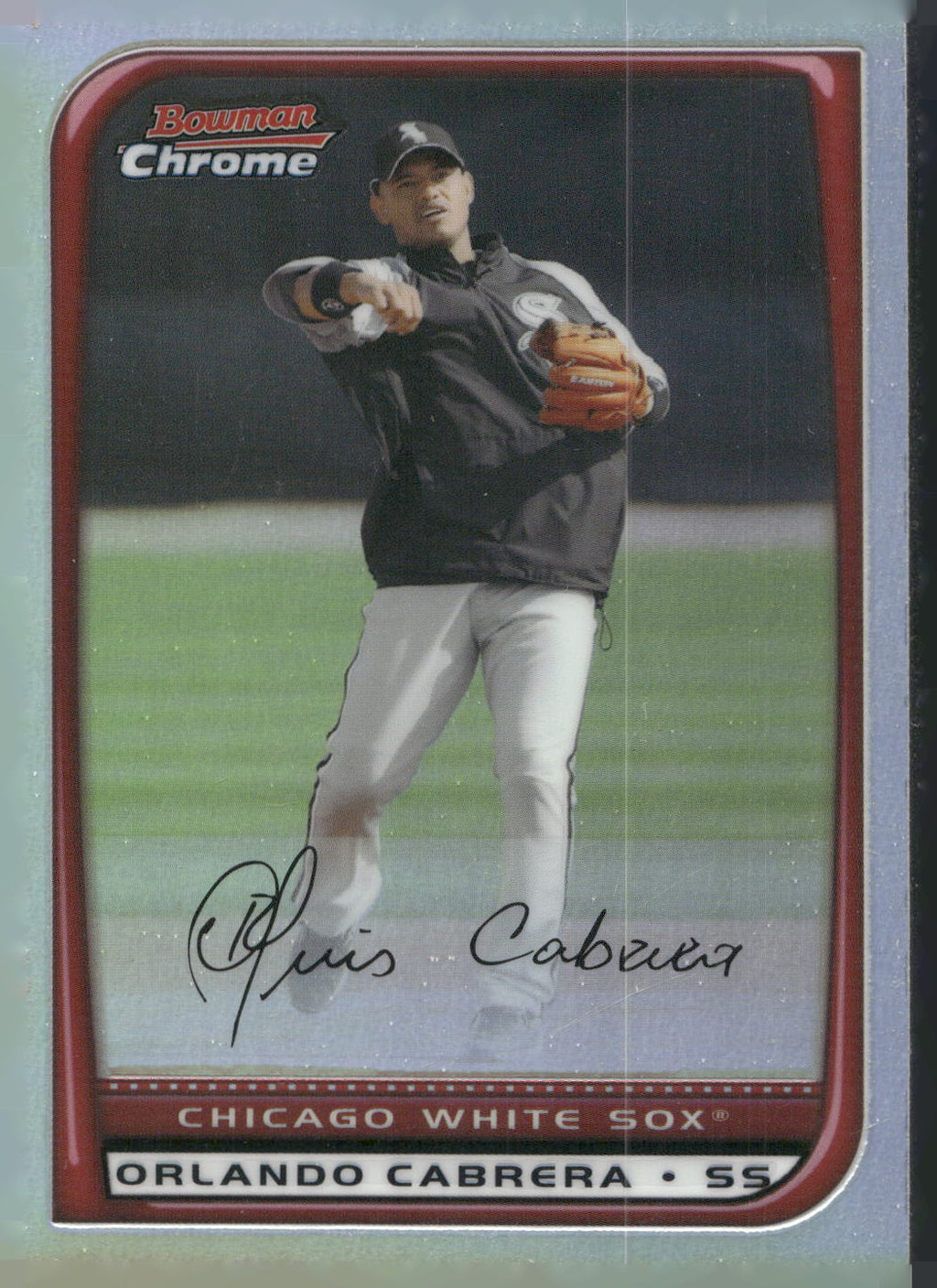 2008 Bowman Chrome #103 Orlando Cabrera Refractors