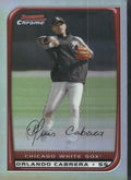 2008 Bowman Chrome #103 Orlando Cabrera Refractors