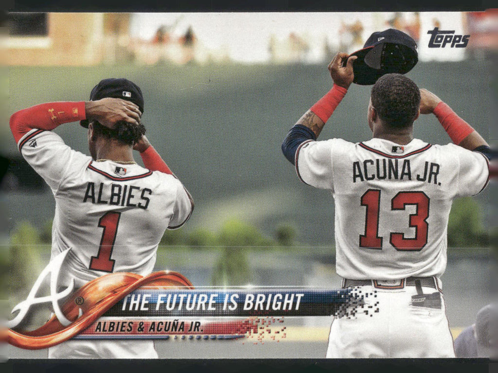 2018 Topps Update #US43 The Future Is Bright (Ronald Acuna Jr. / Ozzie Albies)