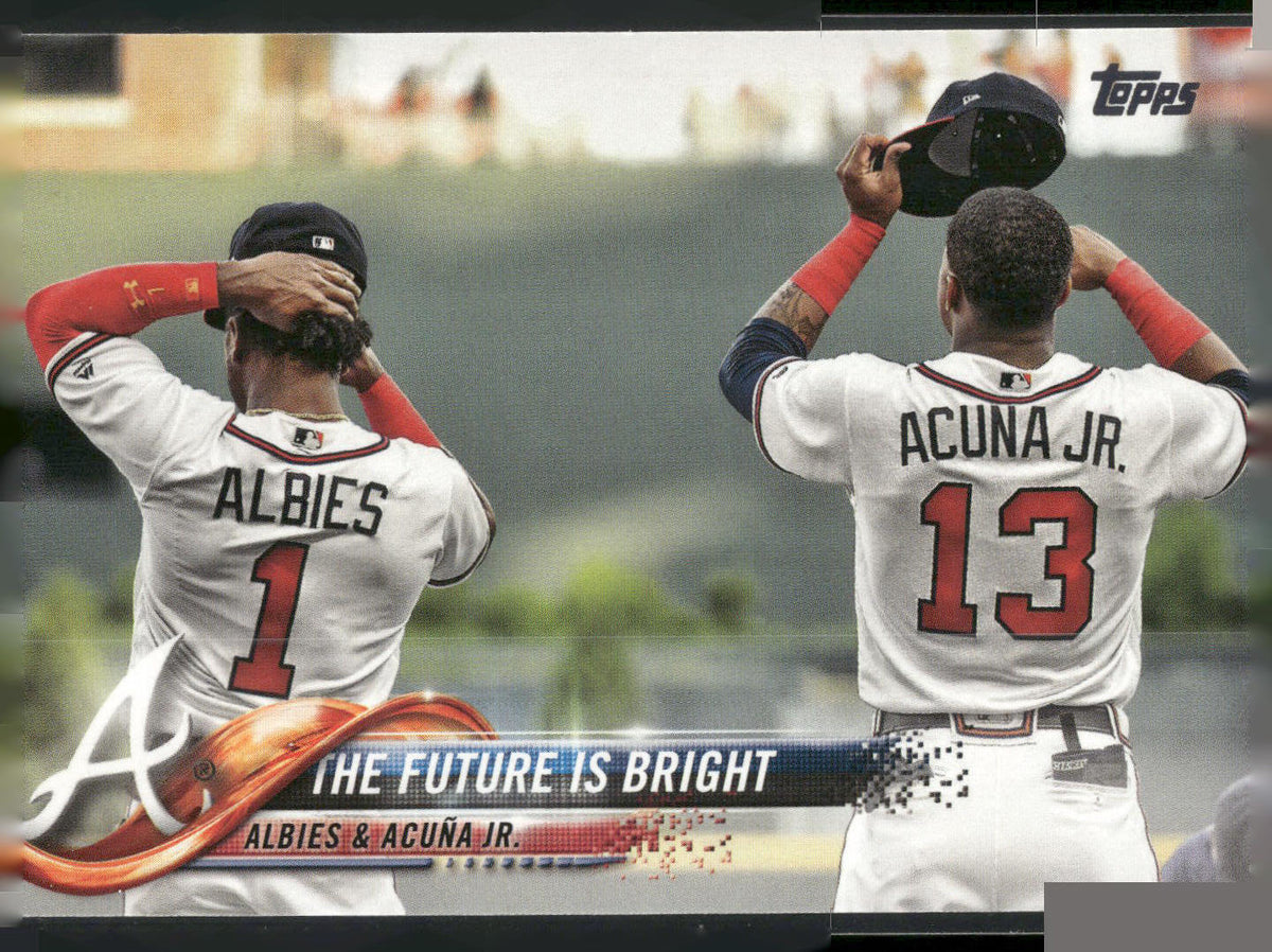 2018 Topps Update #US43 The Future Is Bright (Ronald Acuna Jr. / Ozzie Albies)