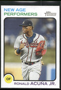 2022 Topps Heritage #NAP-9 Ronald Acuña Jr. New Age Performers