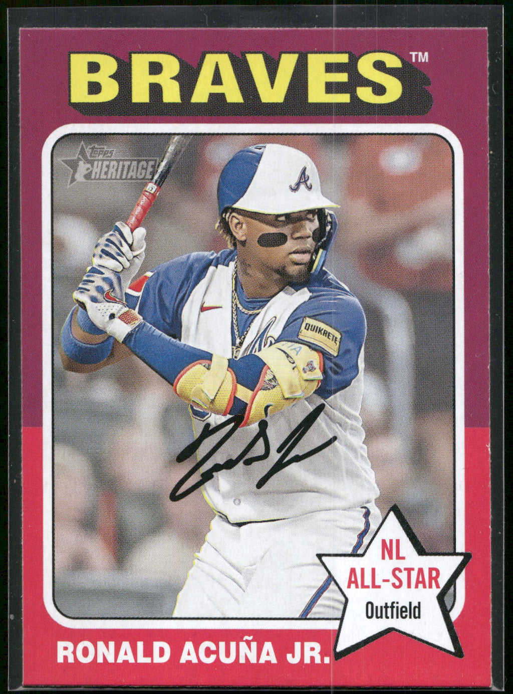 2024 Topps Heritage #321 Ronald Acuña Jr.