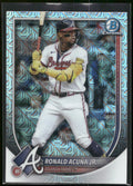 2025 Bowman #21 Ronald Acuña Jr. Chrome Base Set Mega Refractor