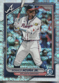 2024 Bowman Chrome #29 Ronald Acuña Jr. Mojo Refractors