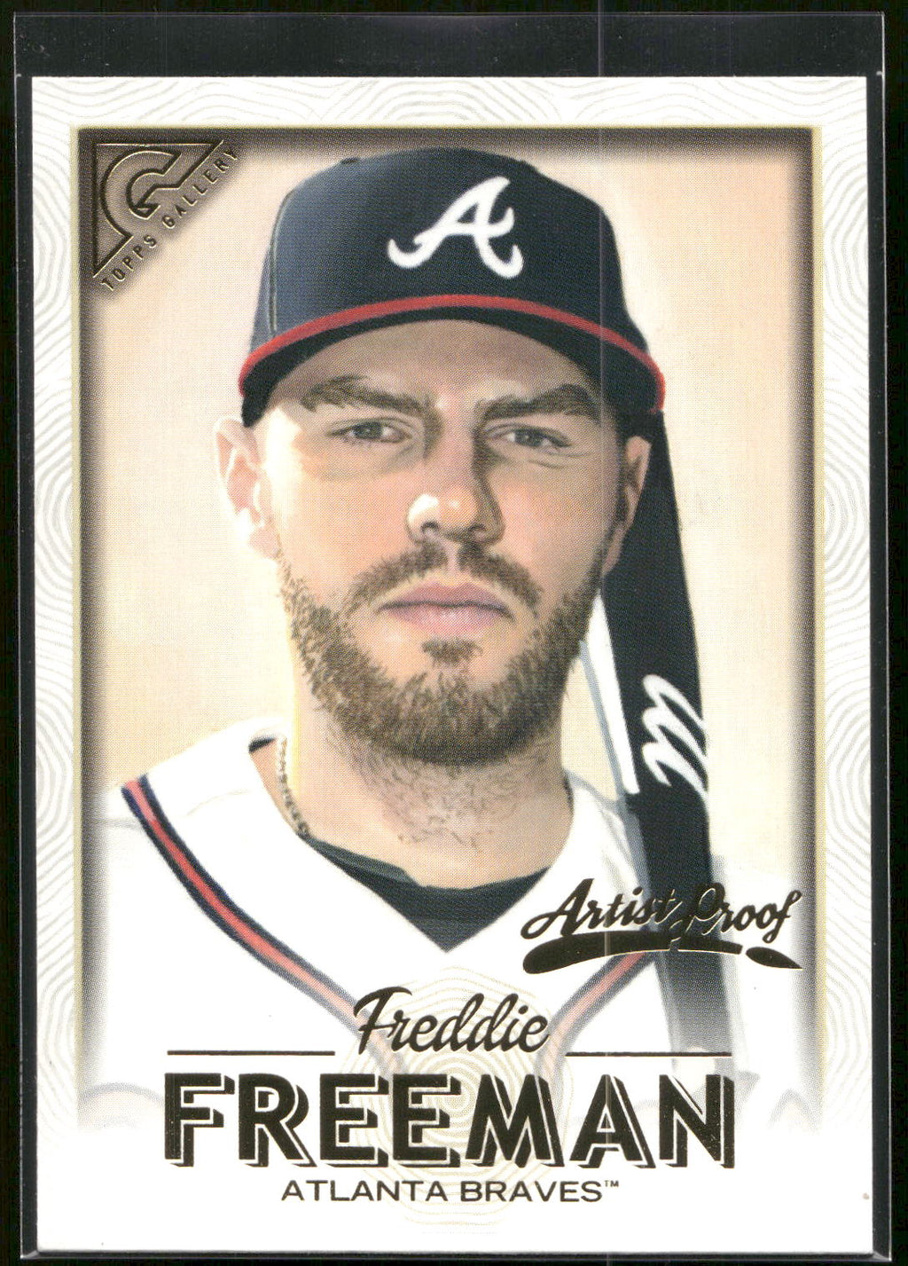 2018 Topps Gallery #128 Freddie Freeman Artist Proof