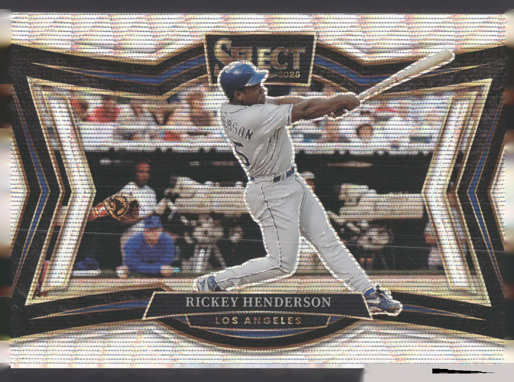 2025 Panini Select #278 Rickey Henderson Silver Prizms