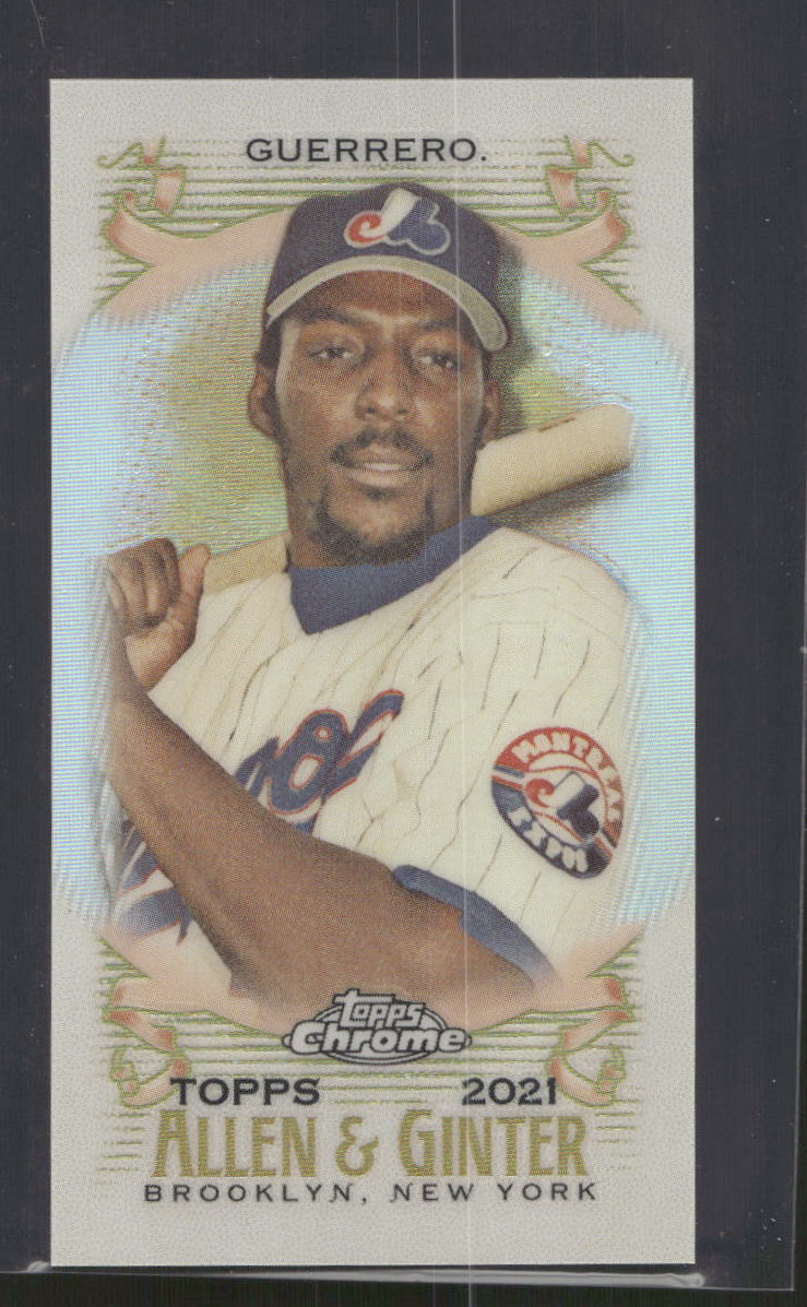 2021 Topps Allen & Ginter Chrome #69 Vladimir Guerrero Mini