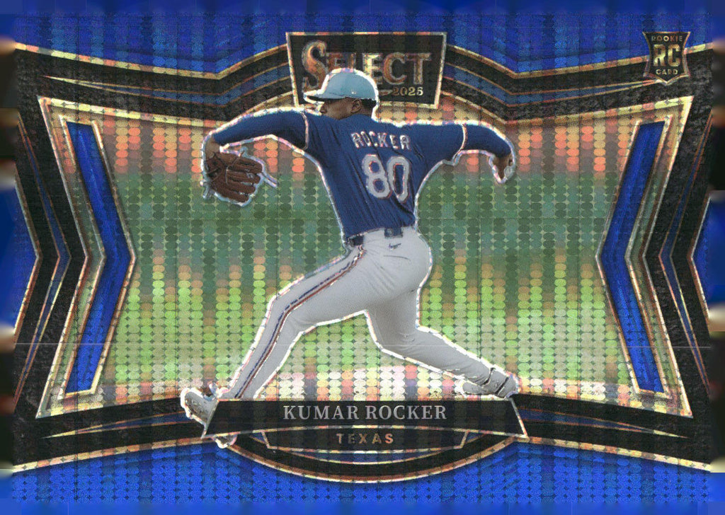 2025 Panini Select #258 Kumar Rocker Blue Pulsar Prizms #/99