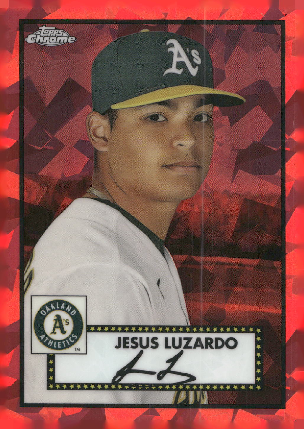 2021 Topps Chrome Platinum #276 Jesus Luzardo Atomic Refractor #/100