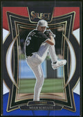 2025 Panini Select #35 Noah Schultz Red and Blue Prizms #/399