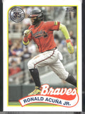 2024 Topps #89B2-30 Ronald Acuña Jr. 1989 Topps Baseball 35th