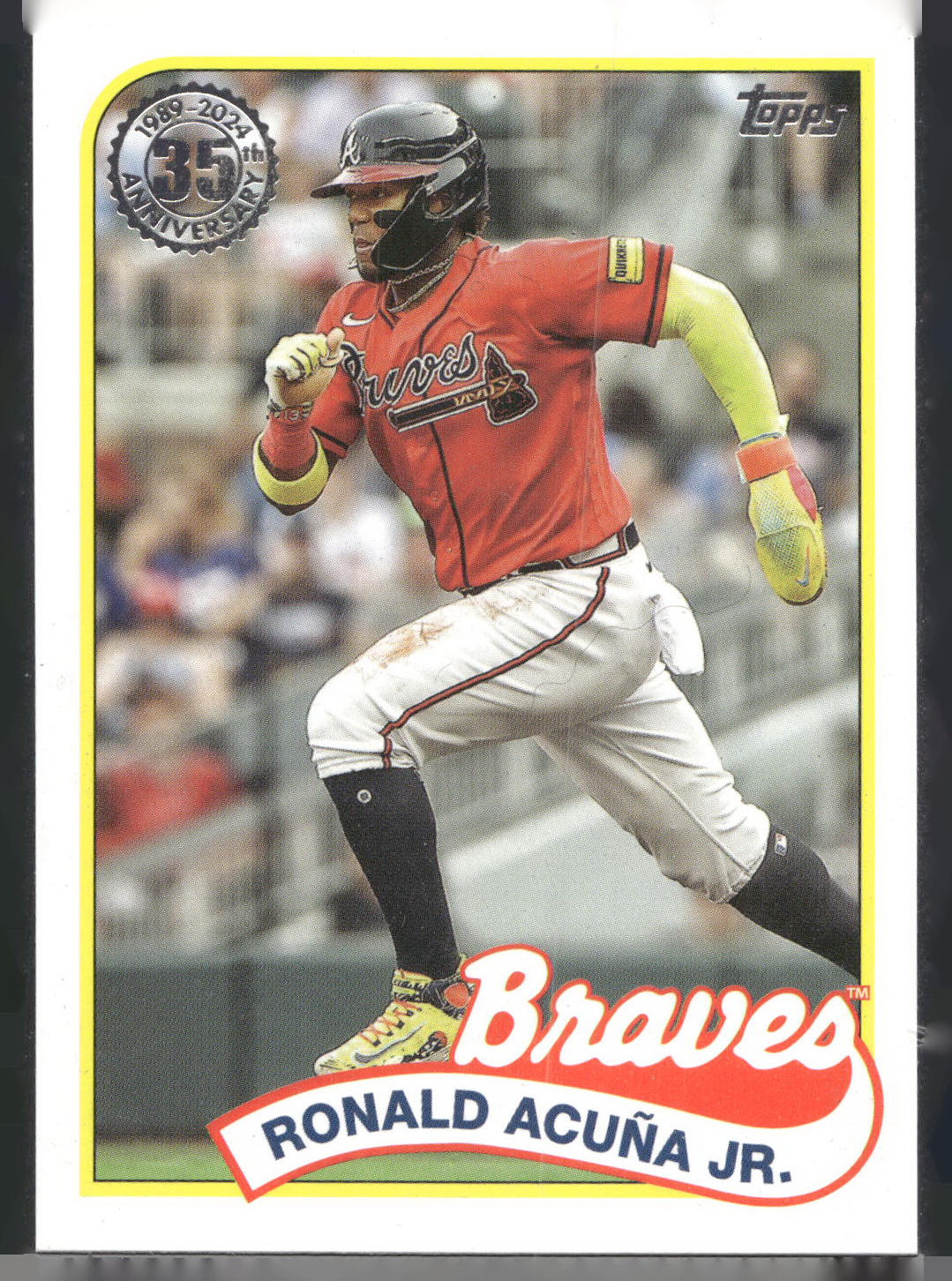 2024 Topps #89B2-30 Ronald Acuña Jr. 1989 Topps Baseball 35th
