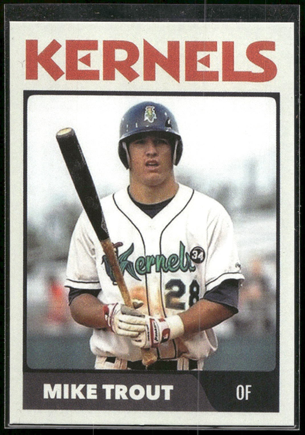 2010 Cedar Rapids Kernels #28 Mike Trout RC