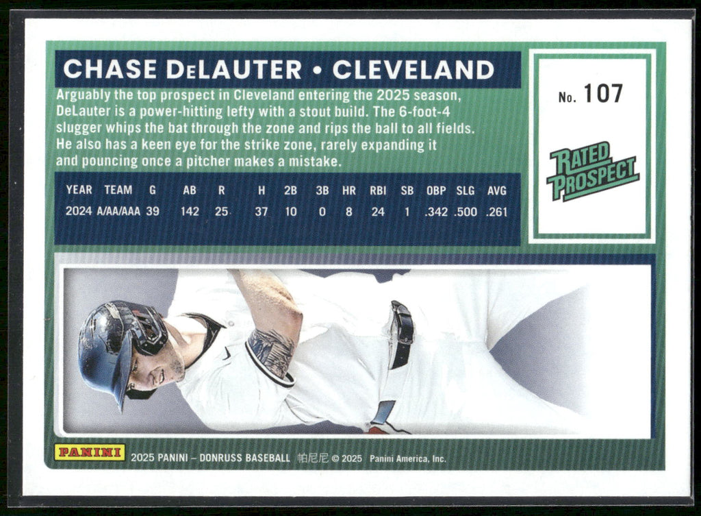 2025 Donruss #107 Chase DeLauter