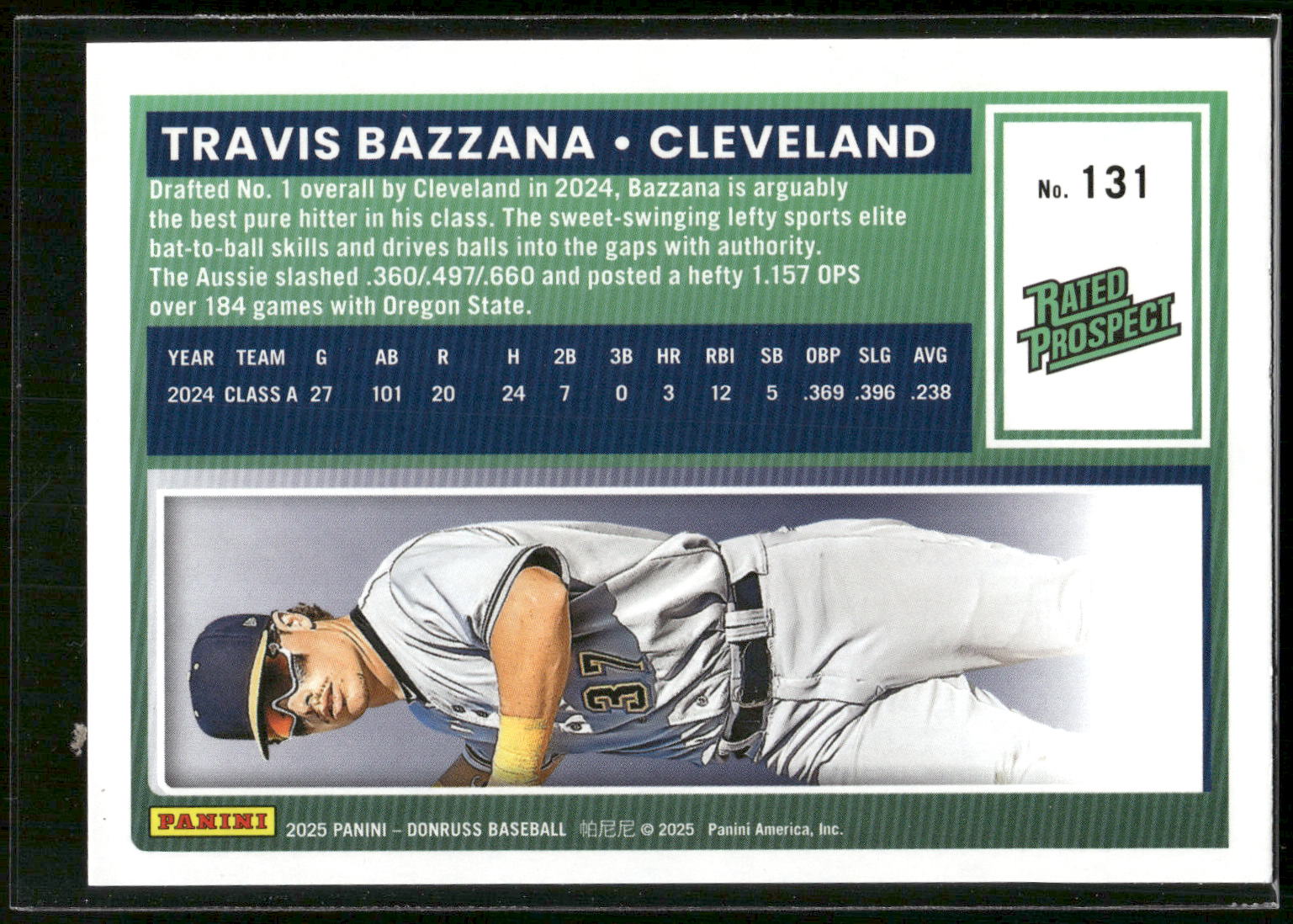 2025 Donruss #131 Travis Bazzana