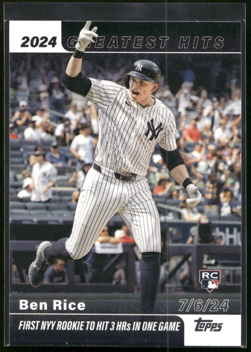 2025 Topps #GH-2 Ben Rice 2024 Greatest Hits