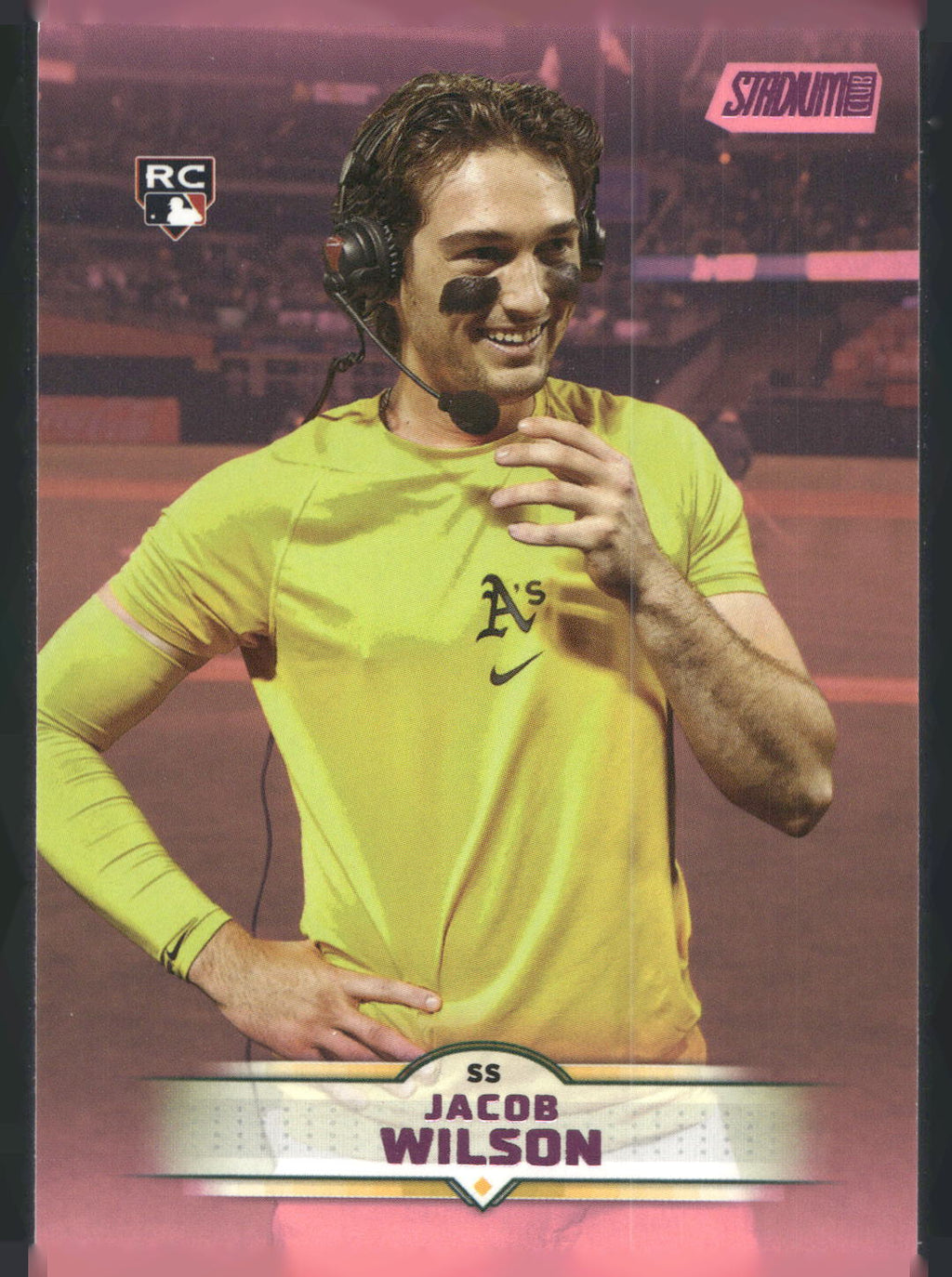 2025 Stadium Club #33 Jacob Wilson Pink Foil