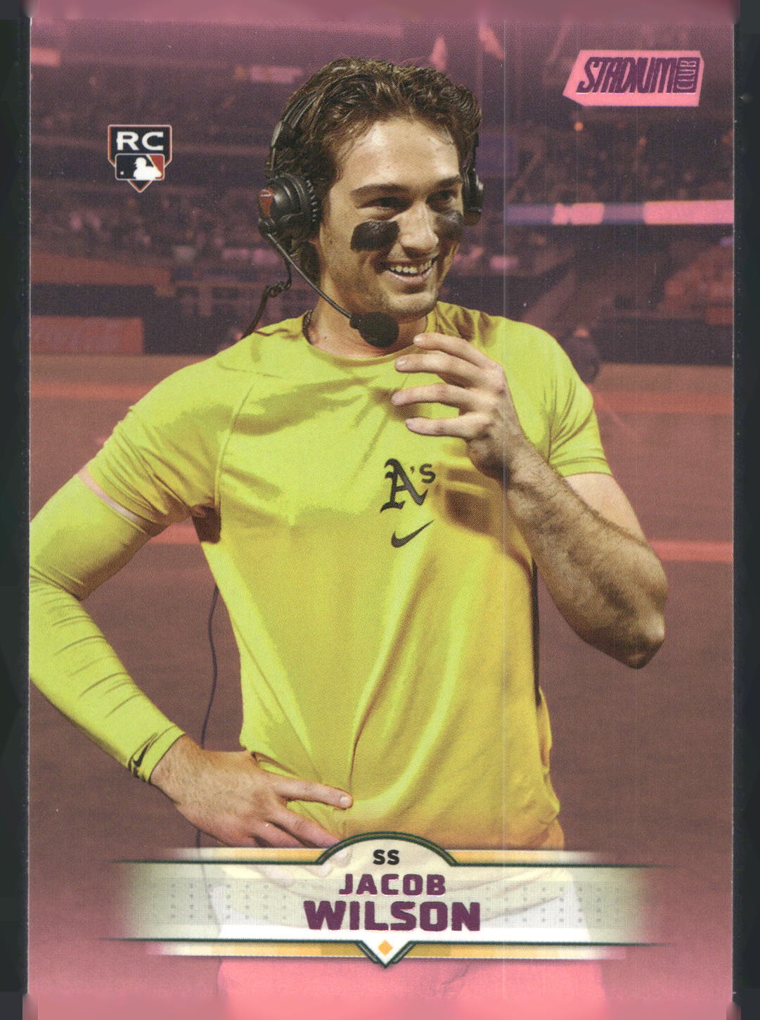 2025 Stadium Club #33 Jacob Wilson Pink Foil