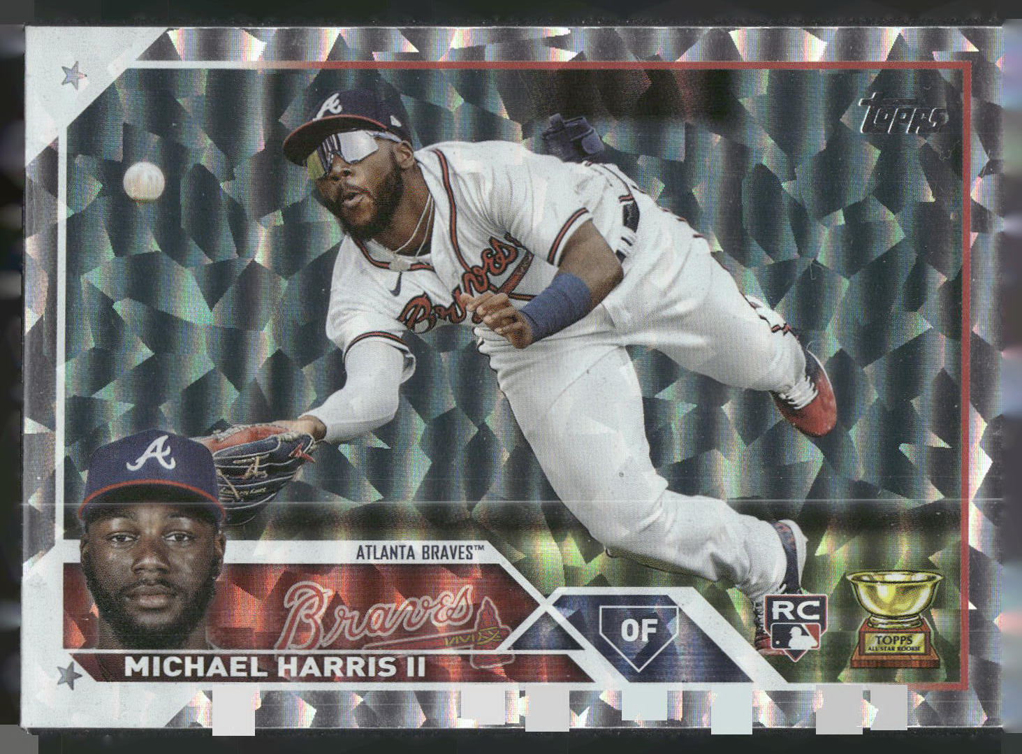 2023 Topps #226 Michael Harris II Silver Pattern Foilboard