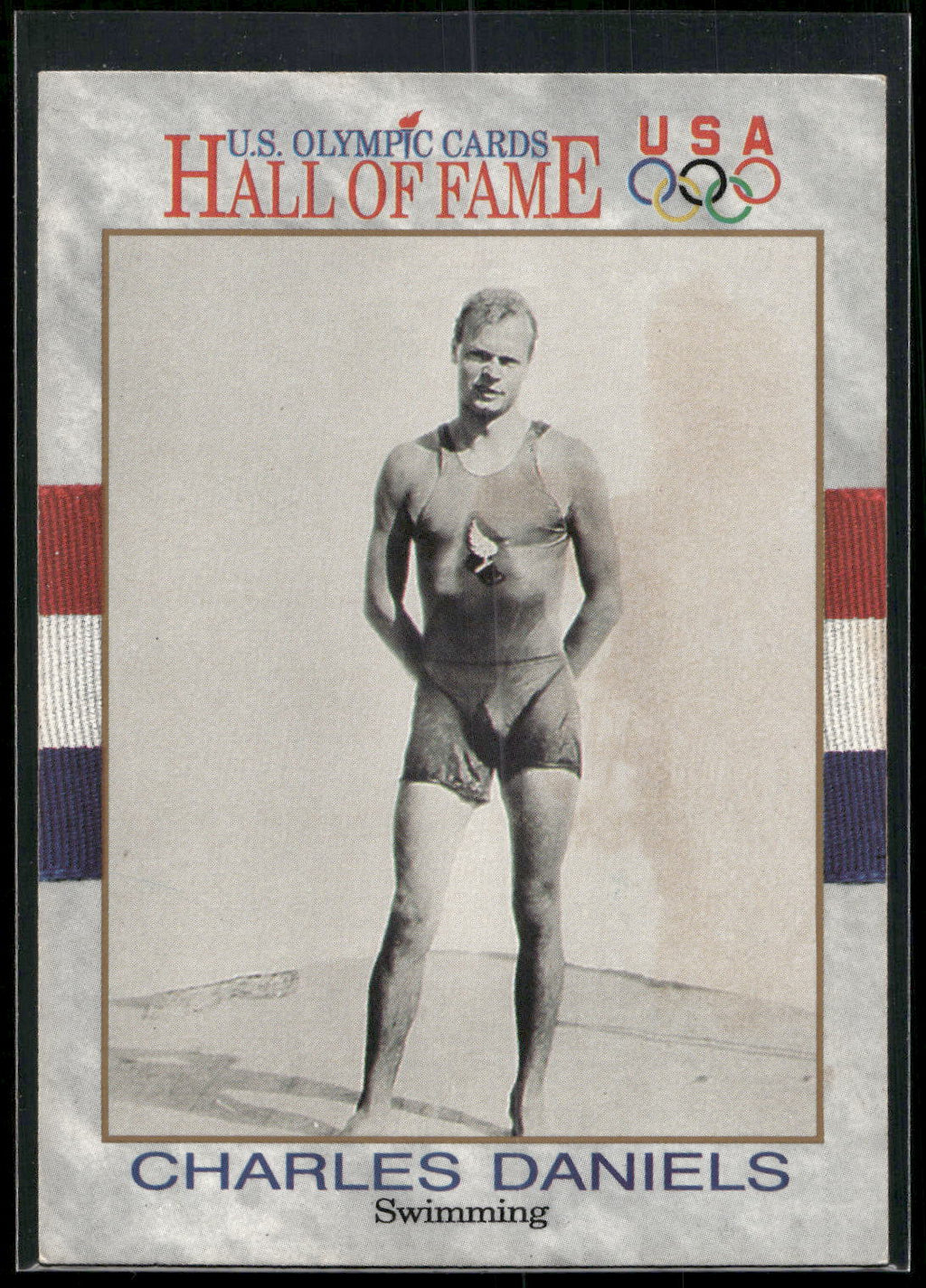1991 Impel U.S. Olympic Hall of Fame #40a Charles Daniels