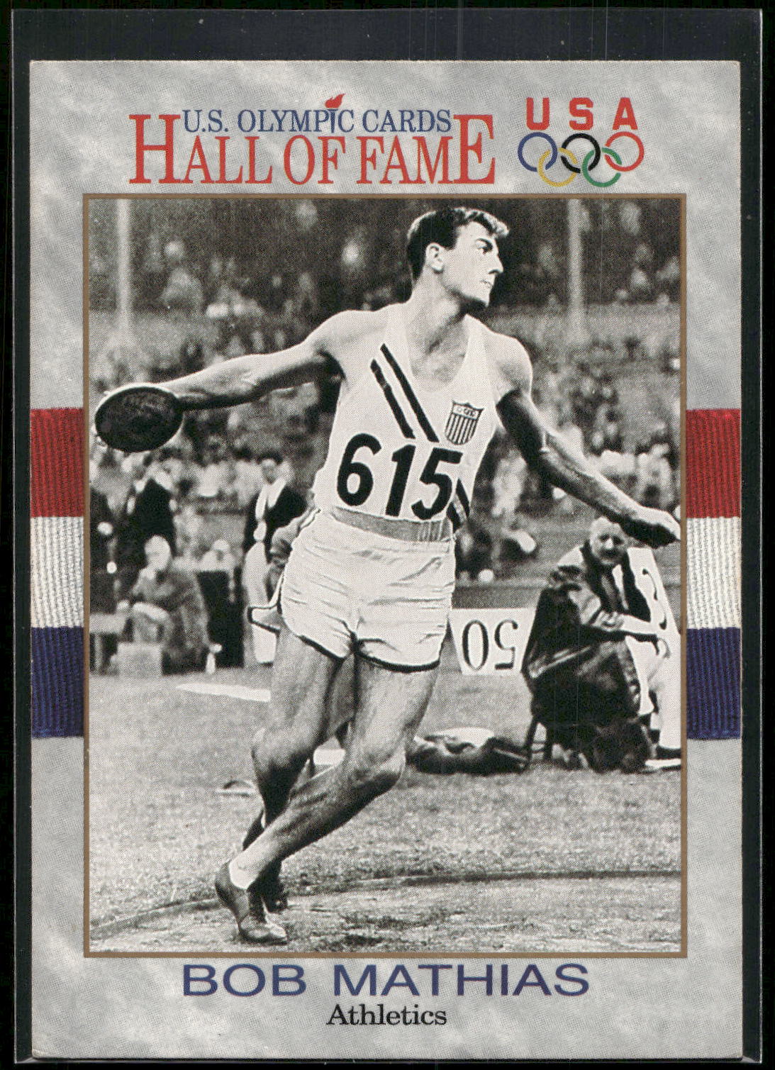 1991 Impel U.S. Olympic Hall of Fame #5 Bob Mathias