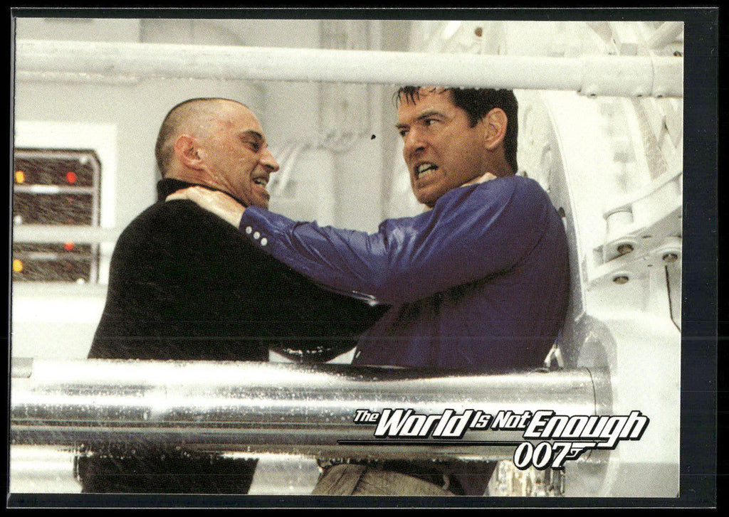1999 Inkworks James Bond The World Is Not Enough #60 Clashing Titans