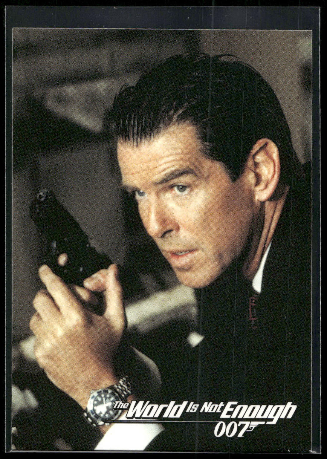 1999 Inkworks James Bond The World Is Not Enough #46 Bond Means Business