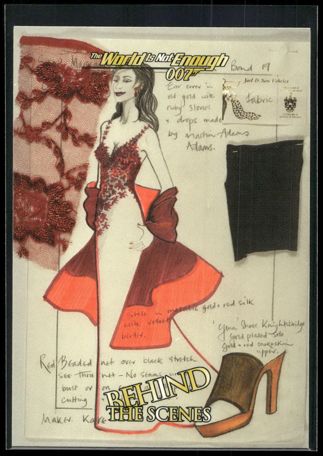 1999 Inkworks James Bond The World Is Not Enough #80 By Design