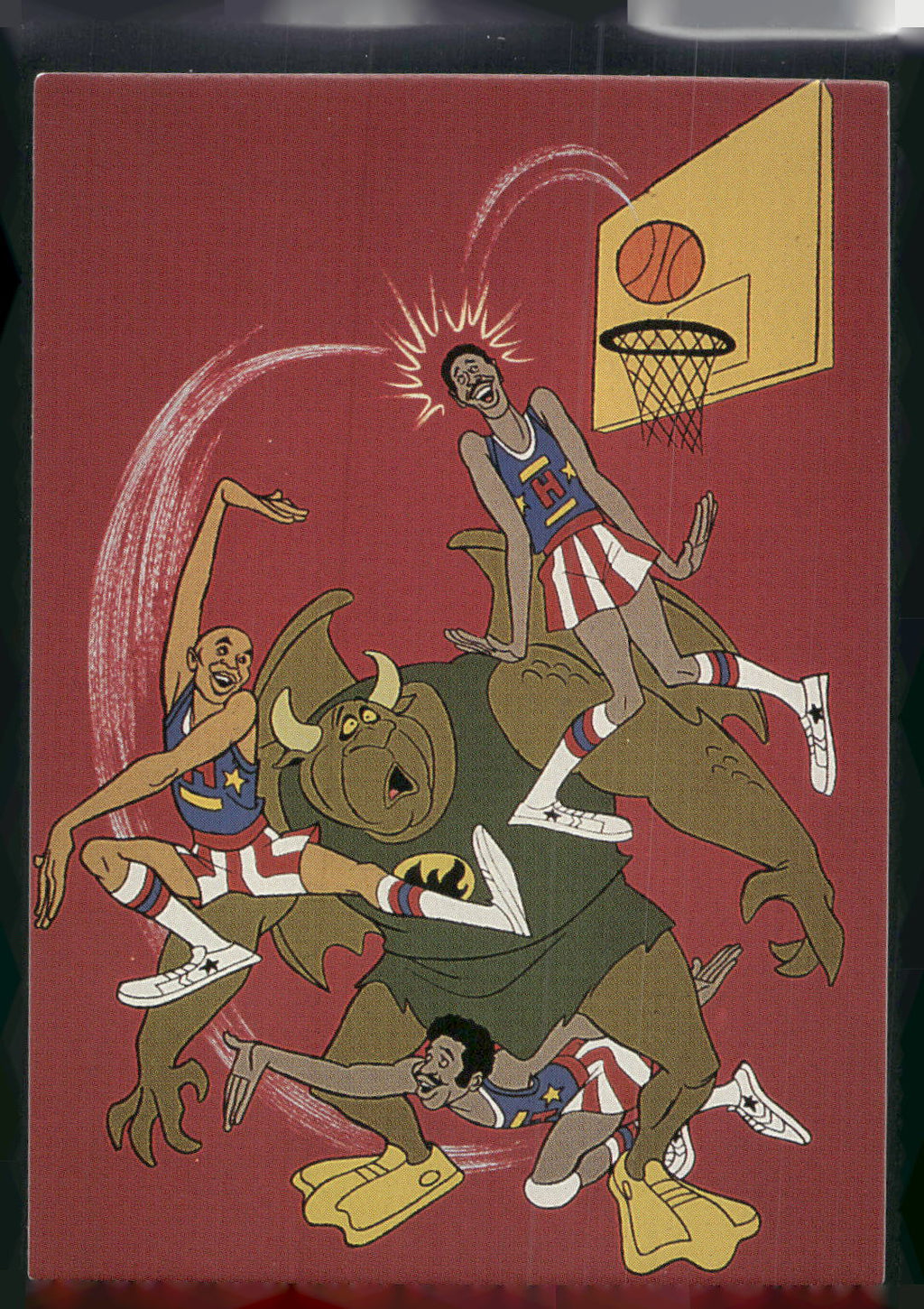 1992 Comic Images Harlem Globetrotters #17 The Big Screen