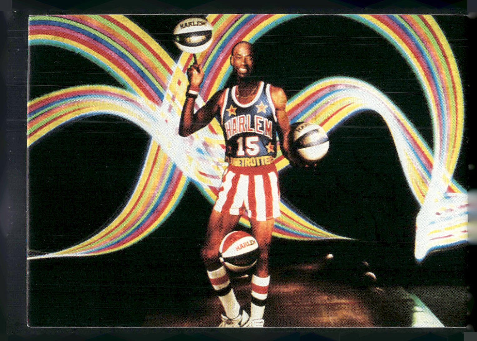 1992 Comic Images Harlem Globetrotters #52 Clyde Austin