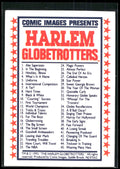 1992 Comic Images Harlem Globetrotters #90 Checklist