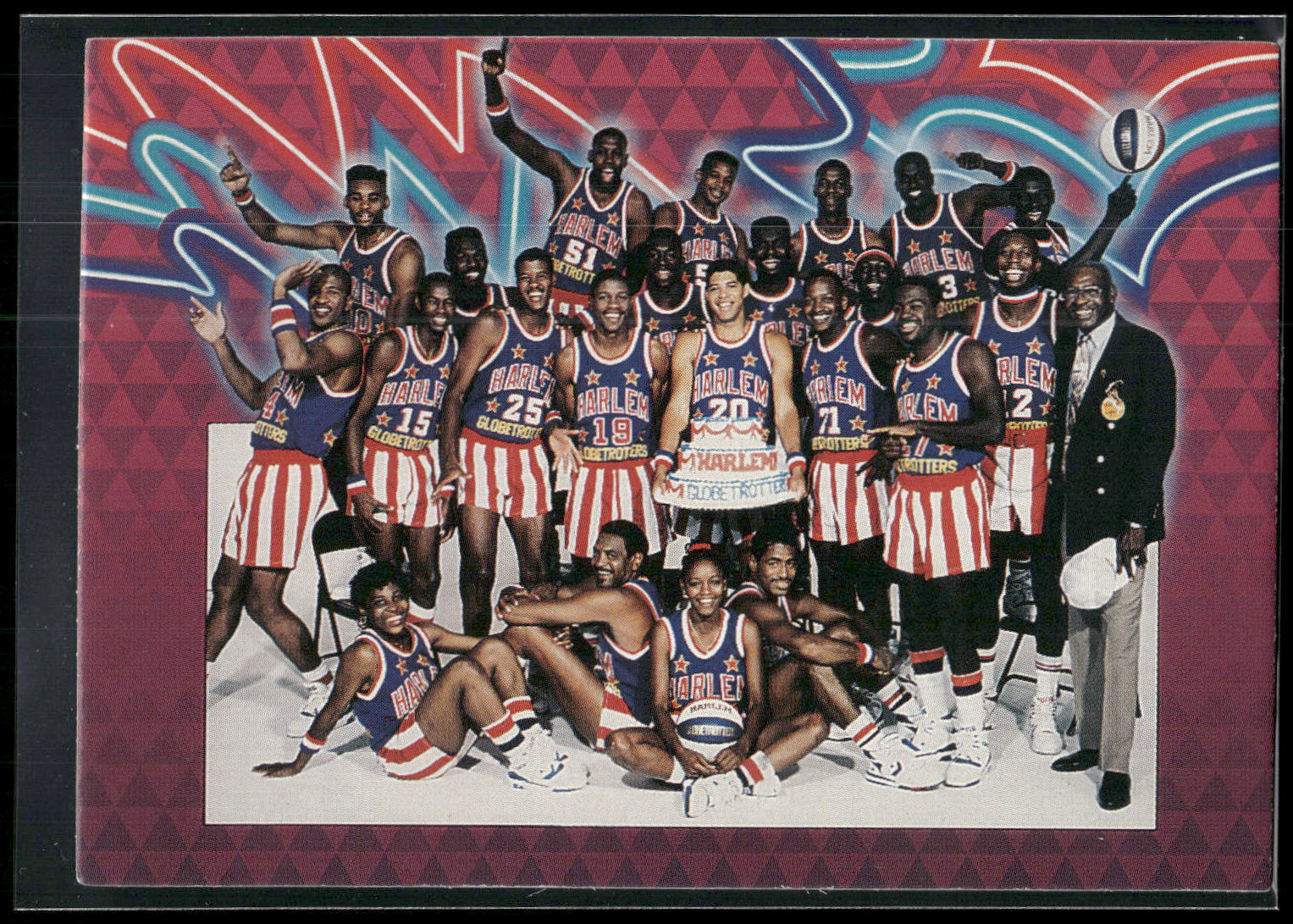 1992 Comic Images Harlem Globetrotters #81 Winningest Team