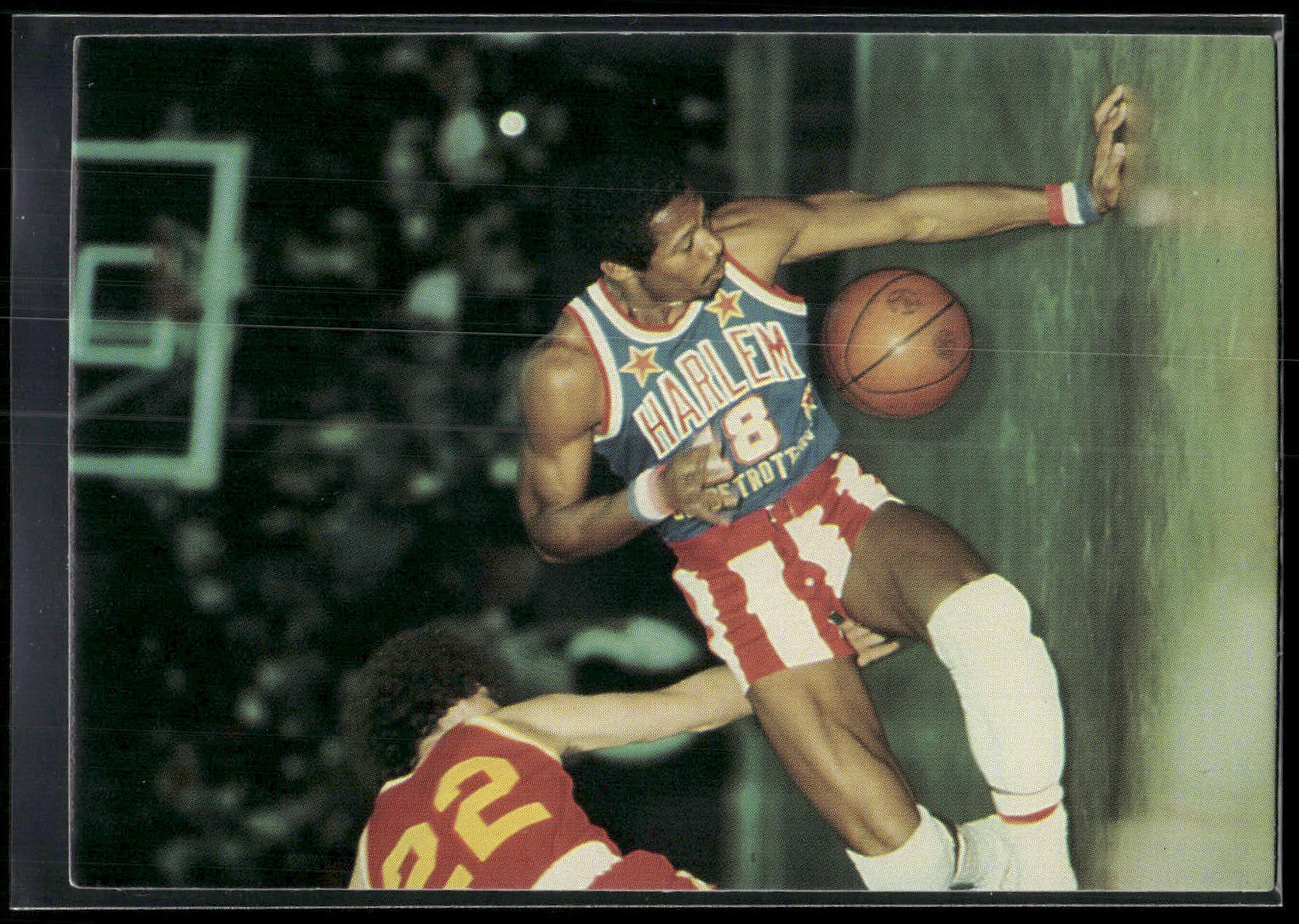 1992 Comic Images Harlem Globetrotters #74 Larry "Gator" Rivers
