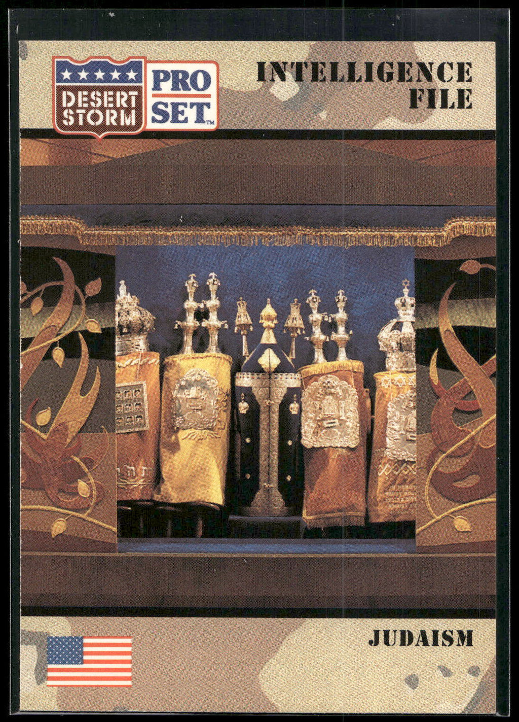 1991 Pro Set Desert Storm #139 Judaism