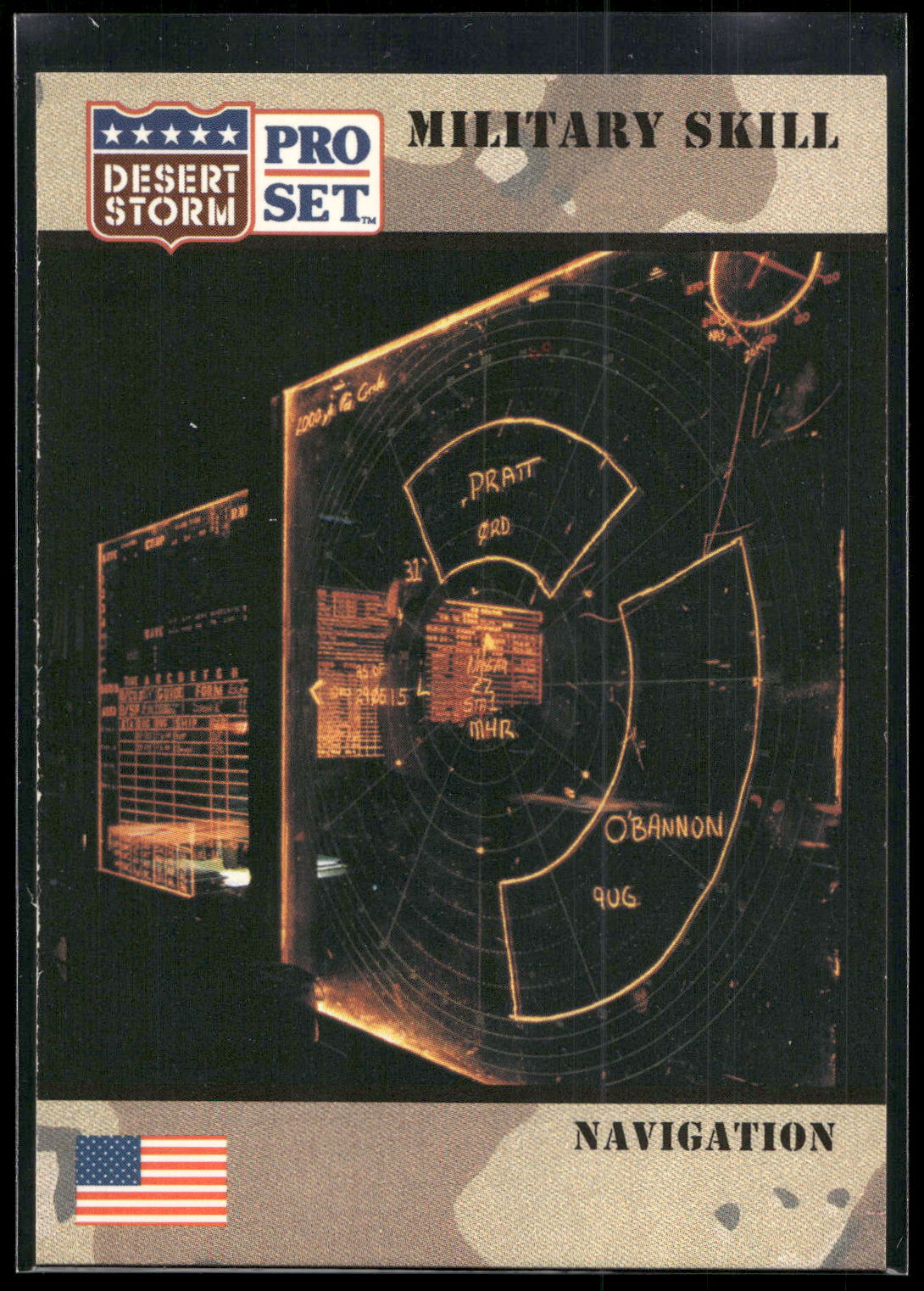 1991 Pro Set Desert Storm #169 Navigation