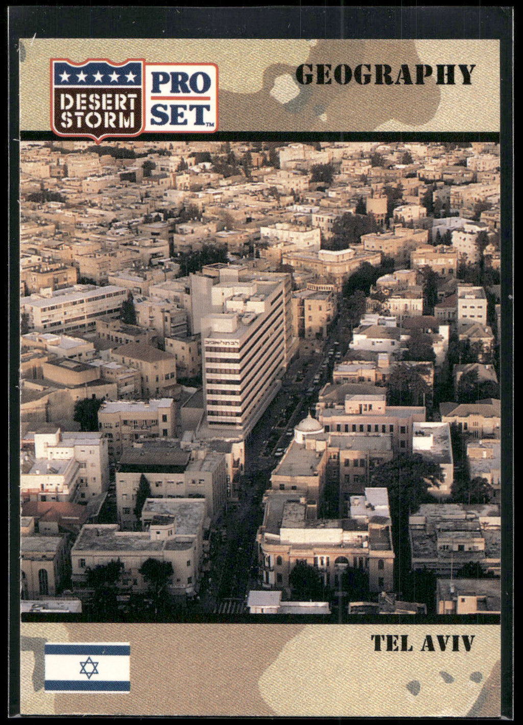 1991 Pro Set Desert Storm #59 Tel Aviv