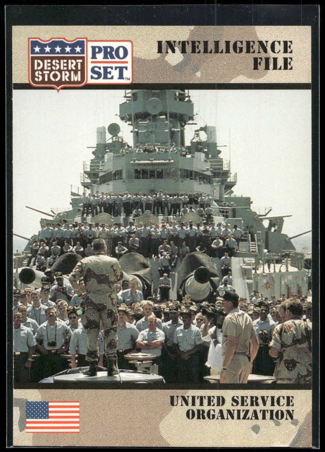 1991 Pro Set Desert Storm #150 United Service Organization