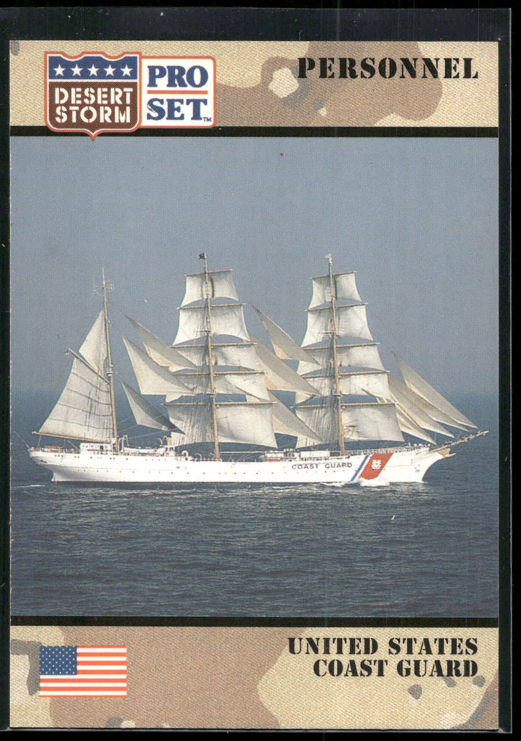 1991 Pro Set Desert Storm #120 United States Coast Guard