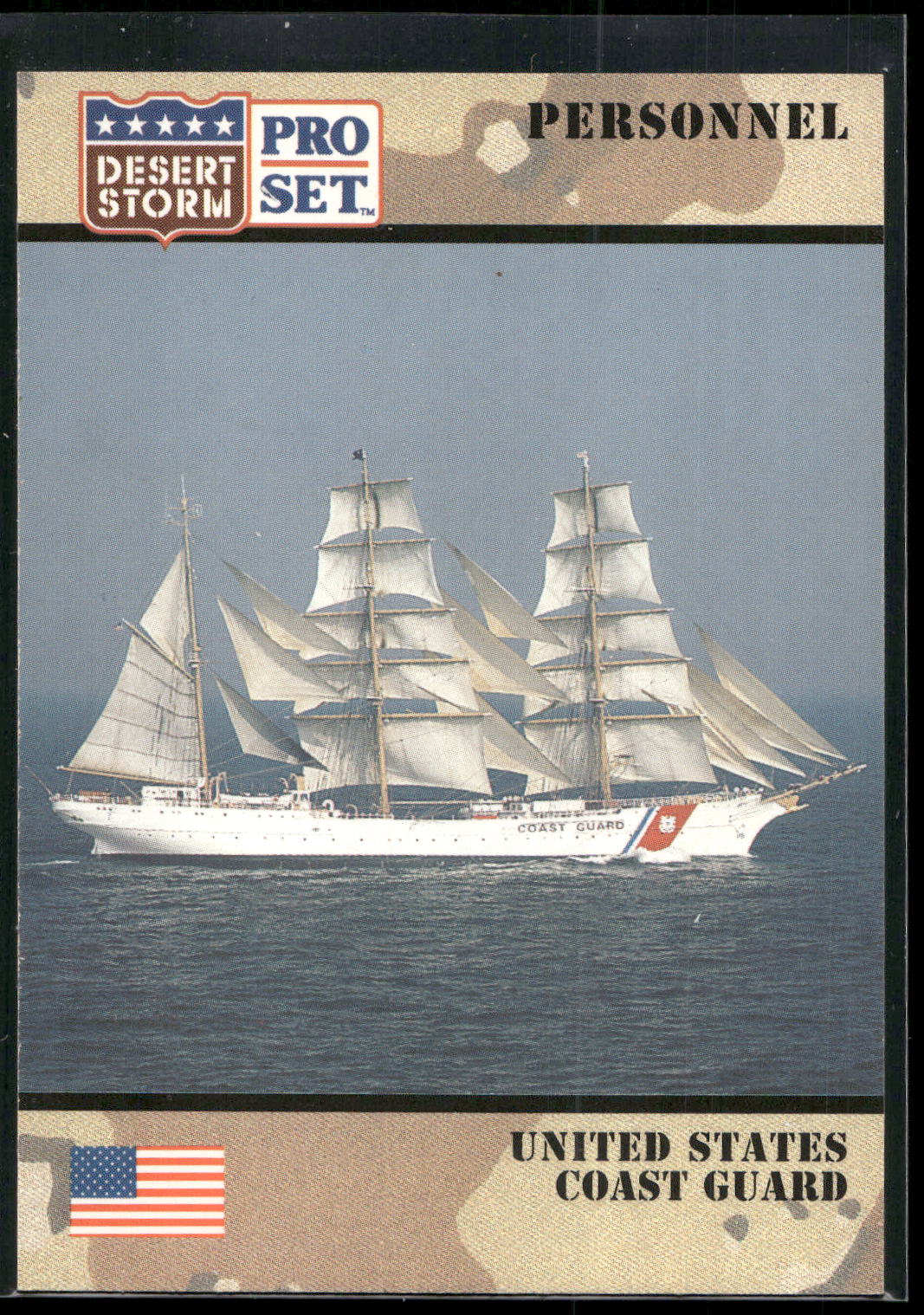 1991 Pro Set Desert Storm #120 United States Coast Guard