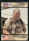 1991 Pro Set Desert Storm #89 Gen. H. Norman Schwarzkopf