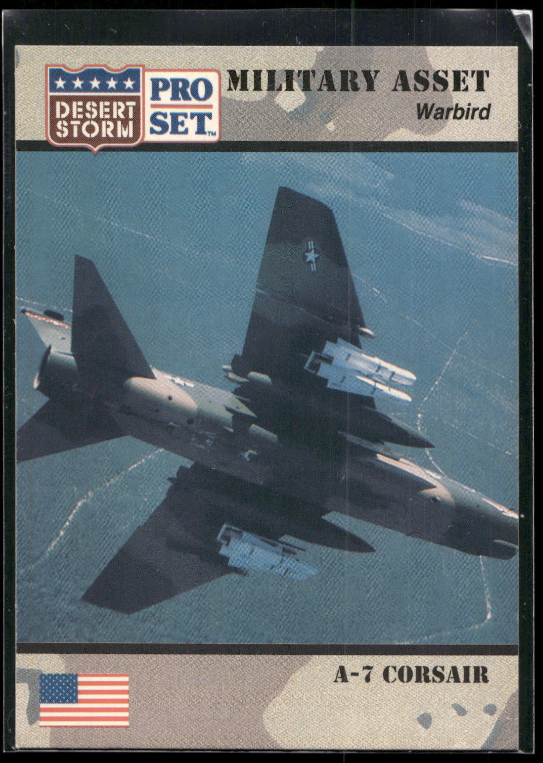 1991 Pro Set Desert Storm #235 A-7 Corsair